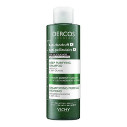 Vichy Dercos, oczyszczający szampon przeciwłupieżowy K, 250 ml