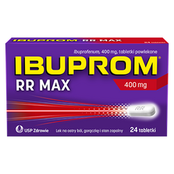Ibuprom RR Max 400 mg 24 tabletki