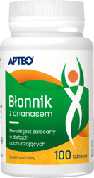 APTEO BŁONNIK Z ANANSEM 100TABLETEK