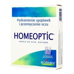 Boiron Homeoptic, krople do oczu, 10 minimsów