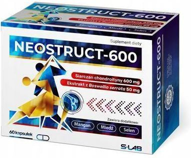 Neostruct-600, 60 kapsułek, data ważności 02.2027r