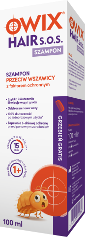 POLPHARMA Owix Hair S.O.S., szampon przeciw wszawicy, 100 ml