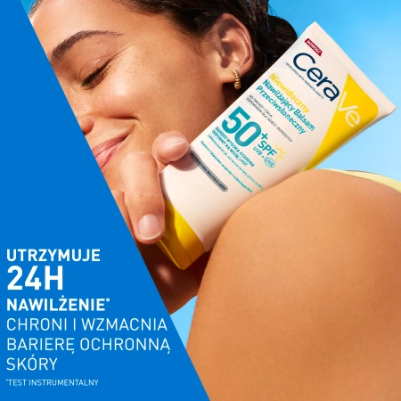 CeraVe Niewidoczny balsam przeciwsłoneczny do twarzy i ciała SPF50+, 75ml