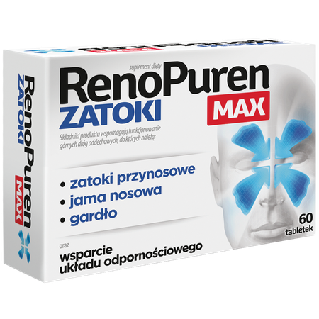 Renopuren Zatoki Max, 60 tabletek
