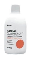 Aseptall, płyn do płukania jamy ustnej z chlorheksydyną, 500 ml