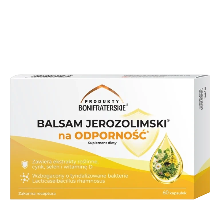 FARMACEUTYCZNE PRODUKTY BONIFRATERSKIE S Balsam Jerozolimski Na Odporność, 60 kapsułek