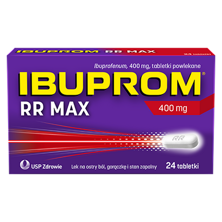 Ibuprom RR Max 400 mg 24 tabletki
