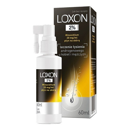 Loxon 2%, płyn na skórę, 60 ml