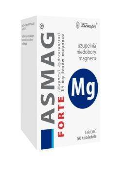 ASMAG FORTE 50TABLETEK (34mg jonów Mg) 